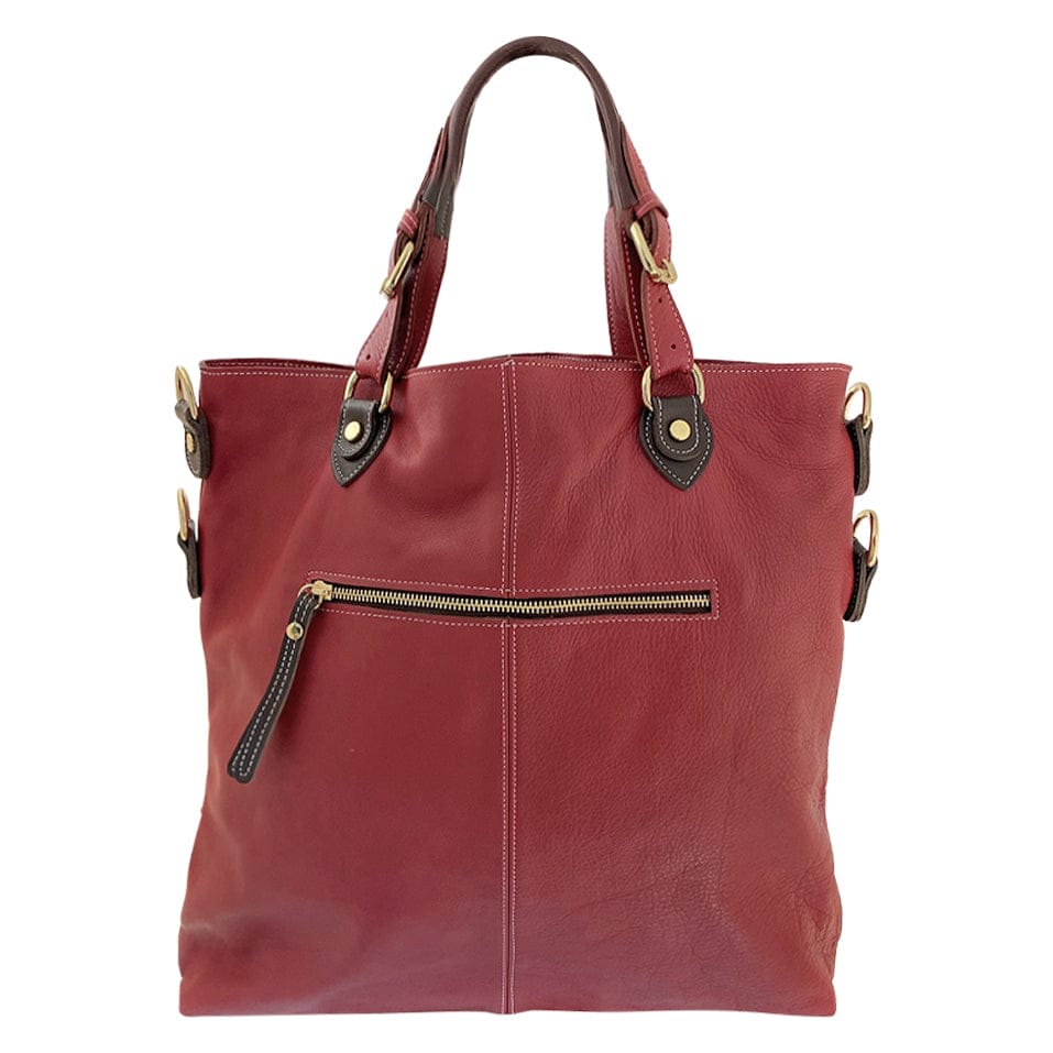 Red Leather Bag | Pedra Dura